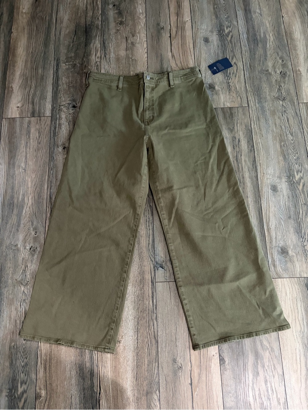 Universal Thread Olive Green Wide-Leg Chinos